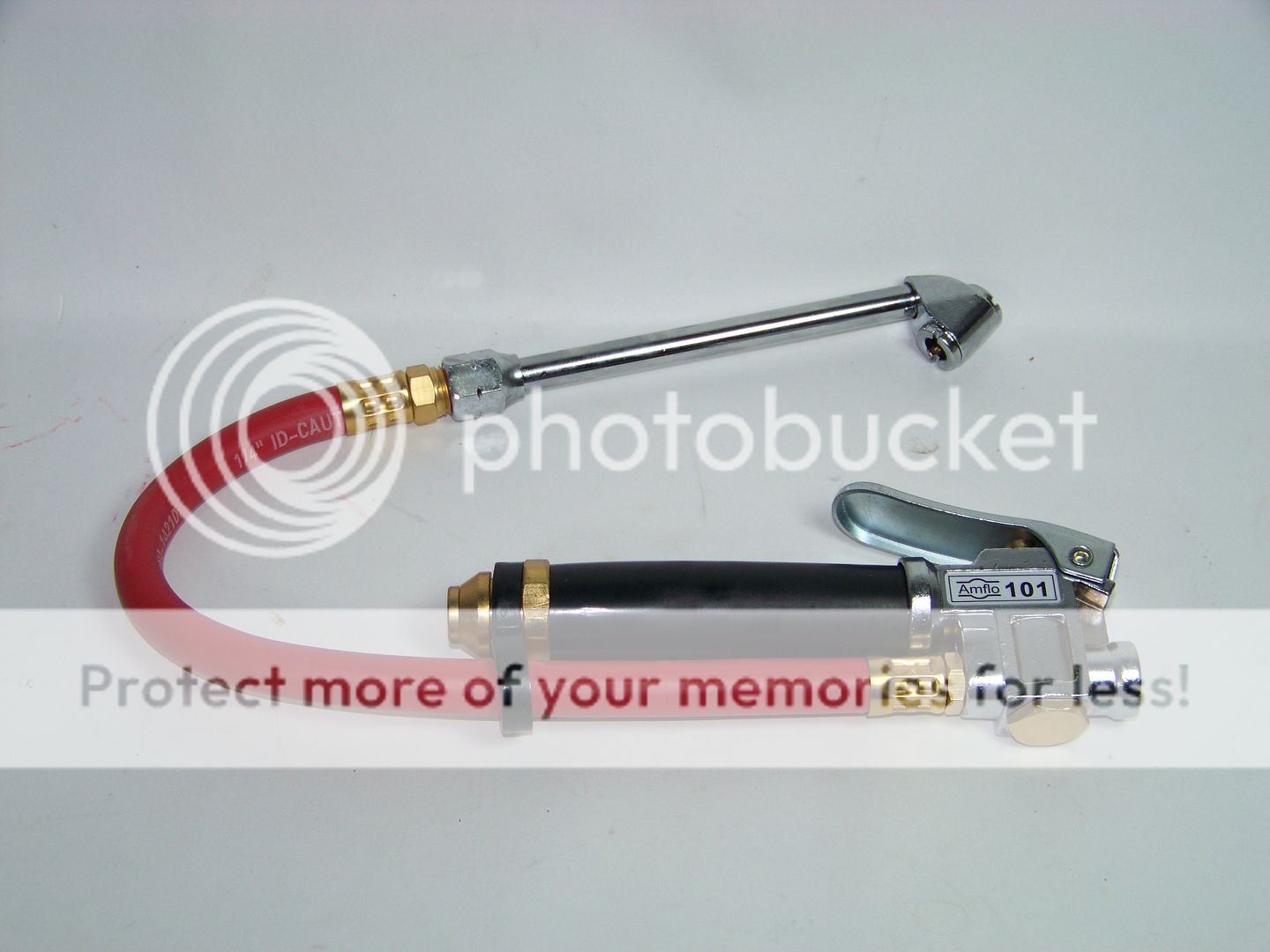 AMFLO 101 AIR TIRE INFLATOR WITH DUAL GAUGE 120 PSI TIRE PRESSURE CHECK